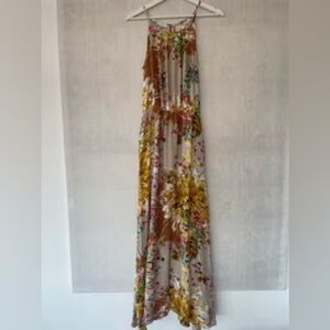 New Lascana floral maxi dress sleeveless usa size 10